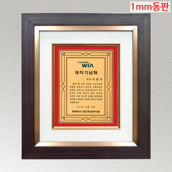 YSS1311-1m 동판표구액자상패