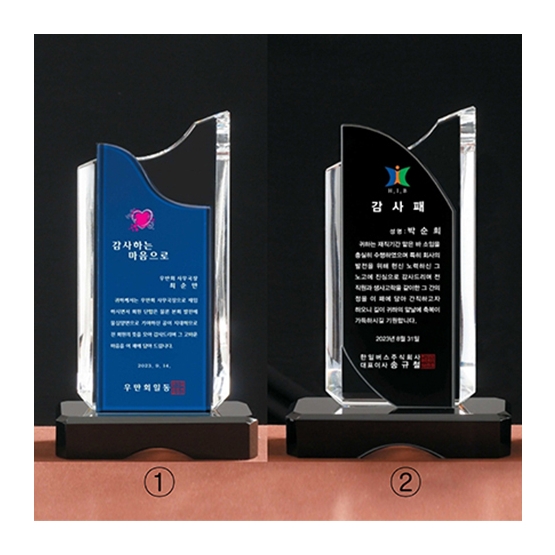 YSC0491-1-투톤 크리스탈상패-A